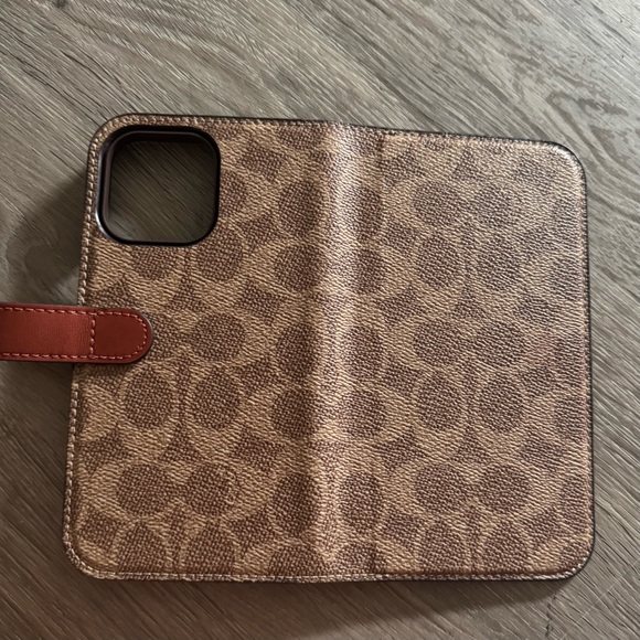 Iphone 15 Pro Max Folio In Signature Canvas Case Wallet - Picture 5 of 5